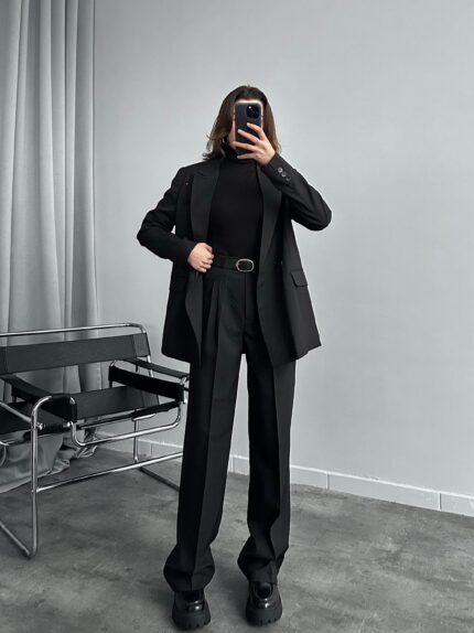 Cuatro Siyah Blazer Takım